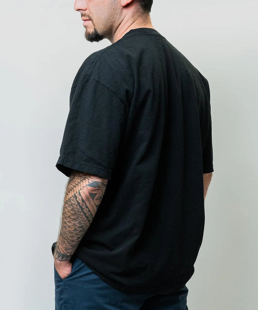 Imperial signature collection short sleeve shirt side view black