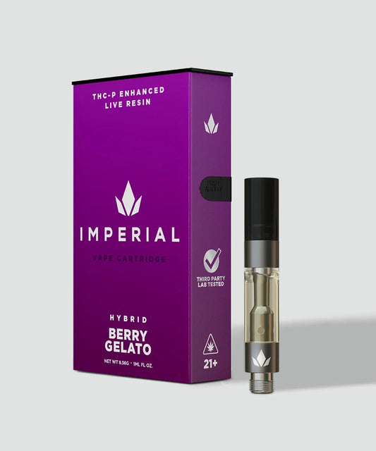 Imperial extraction 1g THCP Vape cartridge berry gelato