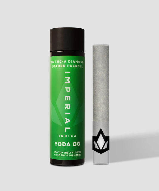 Imperial 2g THCA preroll Yoda OG