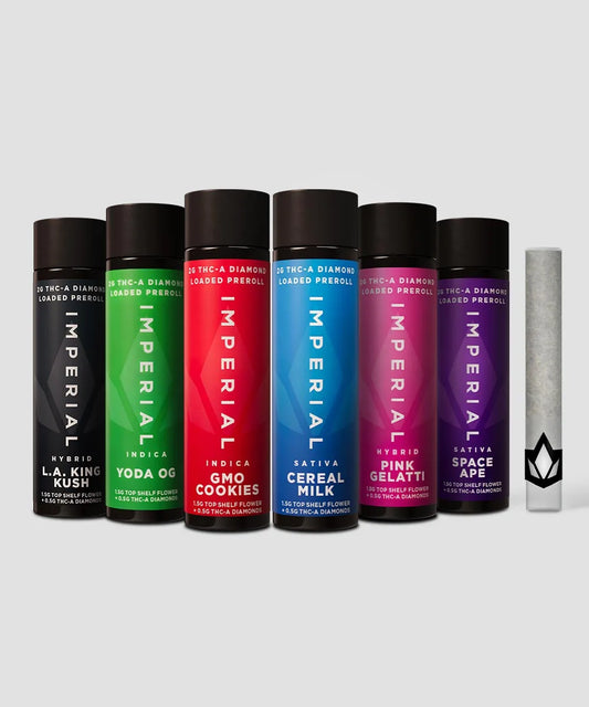 Imperial Extraction 12g THCA preroll bundle The High Society