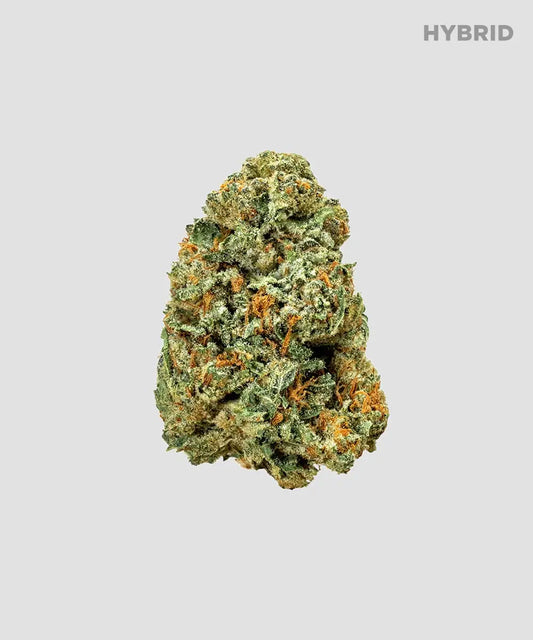 Imperial Extraction THCA flower SFV OG with hybrid icon.