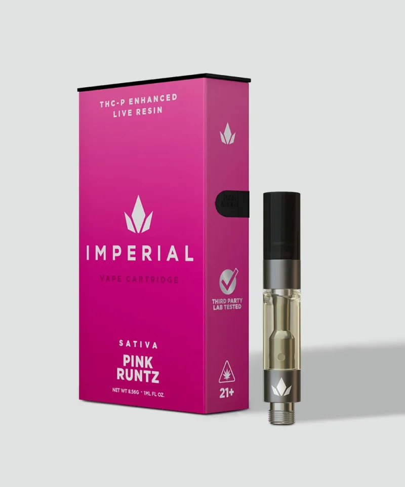 Imperial extraction 1g THCP Vape cartridge pink runtz