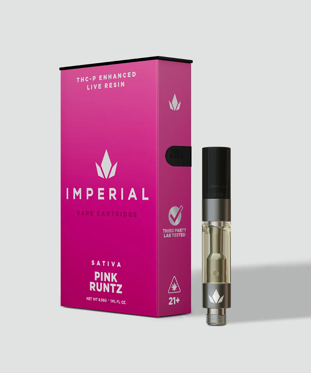 Pink Runtz Live Resin THCP VapeCartridges Imperial Extraction