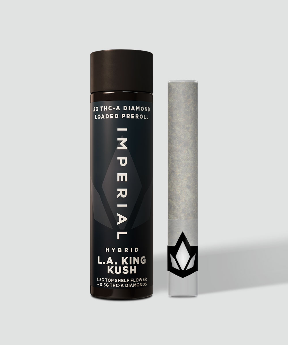 2g Thca Diamond Infused La King Kush Prerolls Imperial Extraction