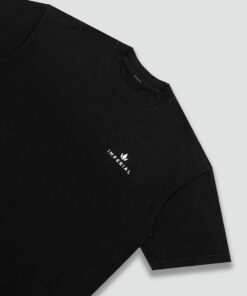 Imperial signature crest logo crew neck t shirt black