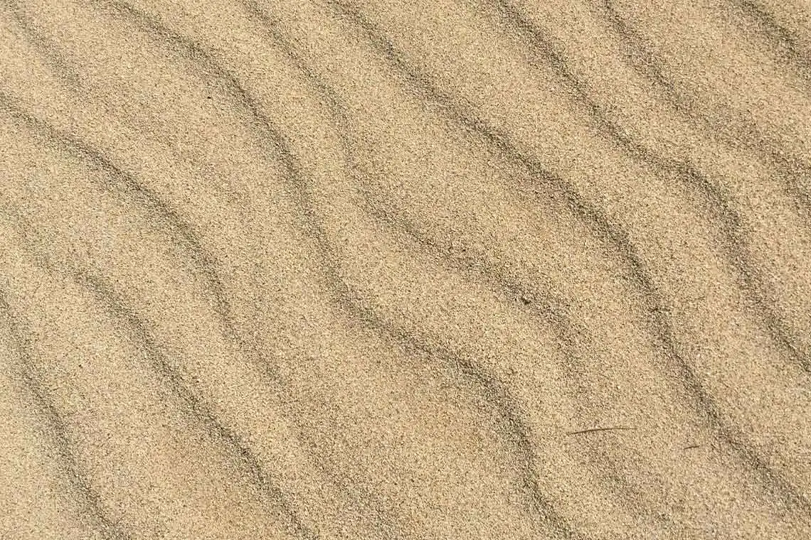 A picture of sand.