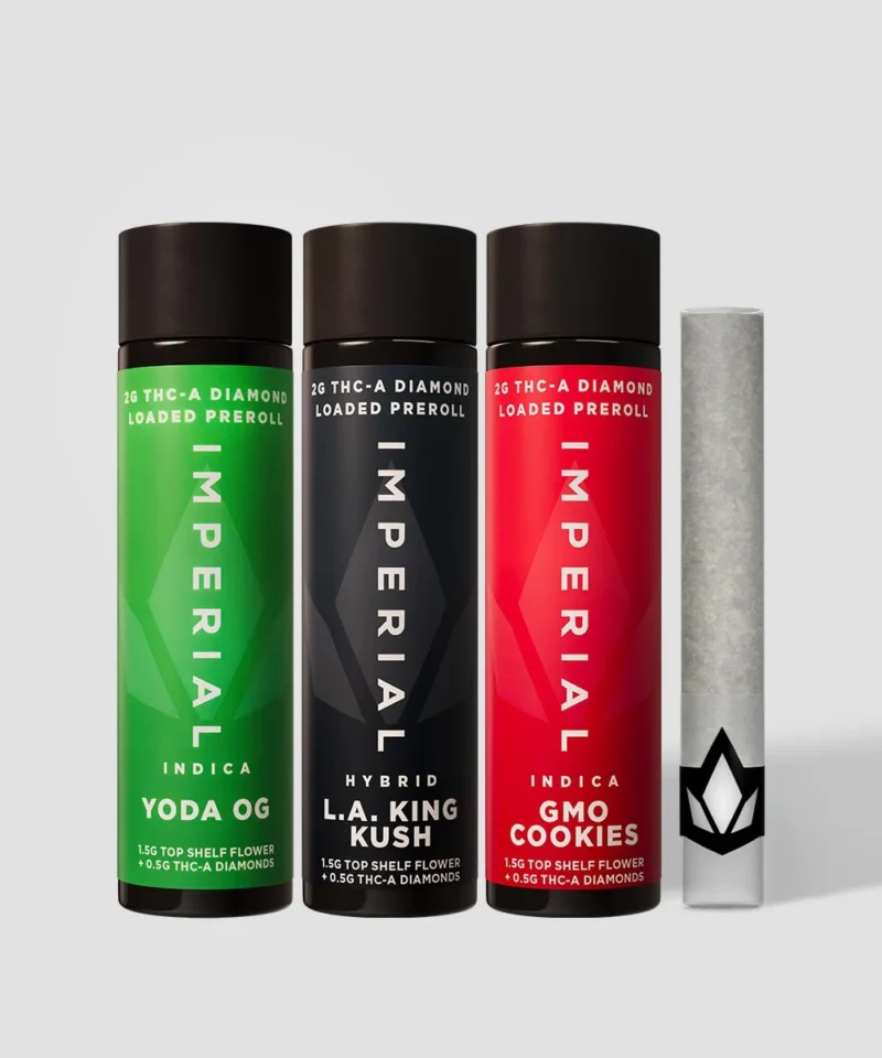 Imperial Extraction 6g THCA preroll bundle indica