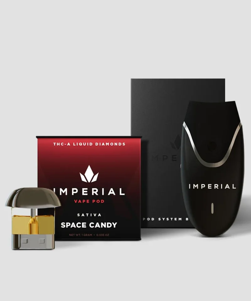 Imperial extraction thca liquid diamond vape pen pod starter kit space candy