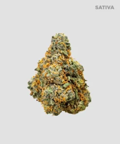 Imperial Extraction THCA flower Trainwreck with Sativa icon.