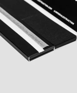 Imperial Extraction THCA flower king size magnetic rolling paper and booklet close up angle.