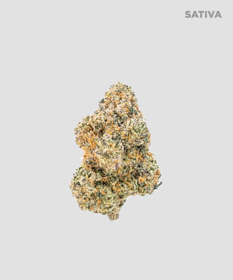 Imperial Extraction THCA flower white runtz with sativa icon.