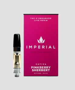Imperial Extraction THCP vape cartridge pinkberry sherbet.