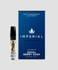 Imperial Extraction THCP vape cartridge Royal berry Kush.
